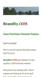 Mobile Screenshot of brandby.com