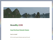 Tablet Screenshot of brandby.com